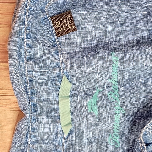 Tommy Bahama 100% Linen Tops Size Large - Picture 6 of 7